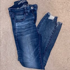 AE high rise jegging crop